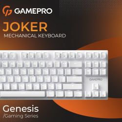 ���������� GamePro Genesis Joker MK124W Outemu Red Swithes USB White - �������� 8