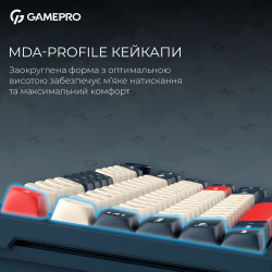 Бездротова механічна клавіатура GamePro Asgard Yord (MK266BL) - Картинка 14