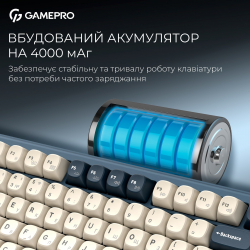Бездротова механічна клавіатура GamePro Asgard Yord (MK266BL) - Картинка 15