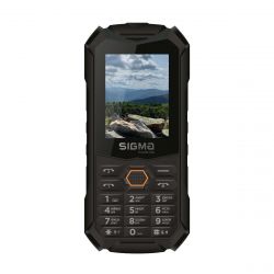 ��������� ������� Sigma mobile X-treme PV68 Black/Orange (4827798738221)