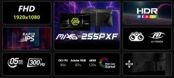 Монитор MSI 24.5" MAG 255PXF IPS Black 300Hz - Картинка 6