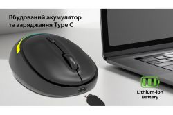 Миша бездротова REAL-EL RM-440 W Black - Картинка 12