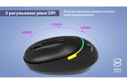 Миша бездротова REAL-EL RM-440 W Black - Картинка 14