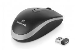 Миша бездротова REAL-EL RM-455 W Black - Картинка 2
