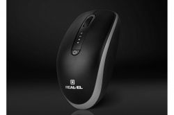Миша бездротова REAL-EL RM-455 W Black - Картинка 5