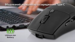 Миша бездротова REAL-EL RM-460 W Black - Картинка 13