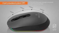 Мышь беспроводная REAL-EL RM-470W Dark Gray - Картинка 14