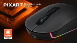 Мышь беспроводная REAL-EL RM-470W Dark Gray - Картинка 16