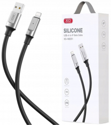 Кабель XO NB251 Liquid Silicone Rubber, USB - Lightning, (M/M), 30W, 1 м, Black (NB251_L_Black) - Картинка 2