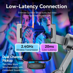 �������� Vention USB Type-C 2-Pack Wireless Lavalier Black (NCBB0) - �������� 8