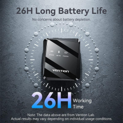 �������� Vention USB Type-C 2-Pack Wireless Lavalier Black (NCBB0) - �������� 9