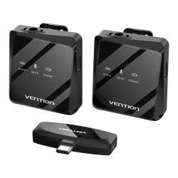 �������� Vention USB Type-C 2-Pack Wireless Lavalier Black (NCBB0) - �������� 10