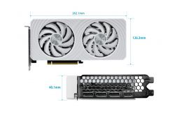 Видеокарта GeForce RTX 5060 Ti, Palit, OC (White Edition), 8Gb GDDR7, 128-bit, HDMI/3xDP, 2602/28000 MHz, 8-pin (NE7506TU19P1-GB2062M) - Картинка 2