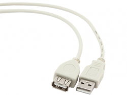   USB 2.0 AM/AF 0.75m Cablexpert (CC-USB2-AMAF-75CM/300) -  1