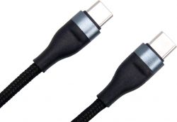 Кабель Dengos USB Type-C - USB Type-C, 0.25 м (M/M), Black (NTK-TC-TC-SHRT-BLACK) - Картинка 2