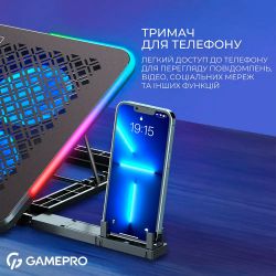 Охолоджуюча підставка для ноутбука GamePro CP590 - Картинка 13