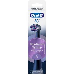 Насадка для зубної електрощітки Braun Oral-B iO RB WB Radiant White Black (4 шт) - Картинка 2