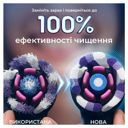 Насадка для зубної електрощітки Braun Oral-B iO RB WB Radiant White Black (4 шт) - Картинка 8