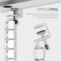 Органайзер для кабеля OfficePro CM730W White - Картинка 7
