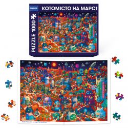Пазл Orner Котогород на Марсе 1000 элементов - Картинка 3