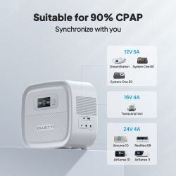   Bluetti X60, 200W, 614Wh (PP-X60-EU-WH-BL-010)