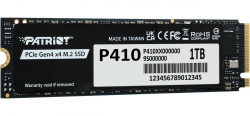 ���������� SSD 1TB Patriot P410 M.2 2280 PCIe NVMe 4.0 x4 TLC (P410P1TBM28H) - �������� 2