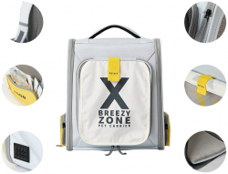 ������-��������� Petkit Breezy xZone Pet Carrier Grey (P7703) - �������� 5