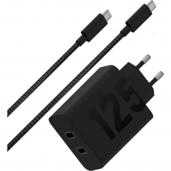 ��� Motorola 125W GaN 2USB-C/ USB-C to USB-C cable 2m (PG38C06632) black UA UCRF