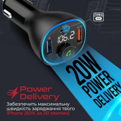 FM-��������� Promate PowerTune-38w Black - �������� 5