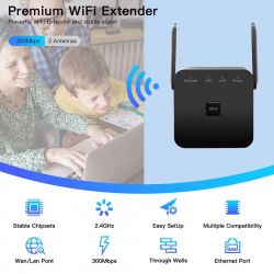 ����� ������� Fenvi Pro 300M Wi-Fi Repeater 2.4Ghz Network Expander - �������� 4