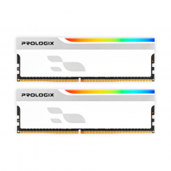������ ���`��i DDR4 2x8GB/3200 Prologix Onyx White RGB (PRO16GB3200YWR4K)