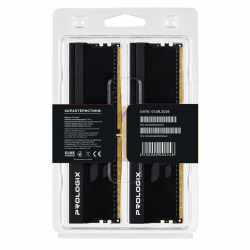 Модуль пам`ятi DDR4 2x16GB/3200 Prologix Onyx Black RGB (PRO32GB3200YBR4K) - Картинка 5