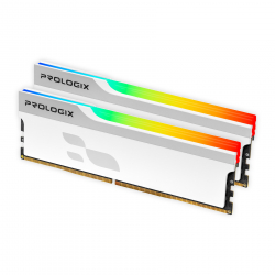Модуль пам`ятi DDR4 2x16GB/3200 Prologix Onyx White RGB (PRO32GB3200YWR4K) - Картинка 2