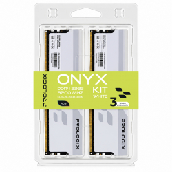 Модуль пам`ятi DDR4 2x16GB/3200 Prologix Onyx White RGB (PRO32GB3200YWR4K) - Картинка 4