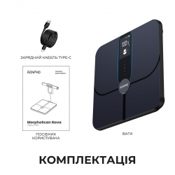 Ваги підлогові RENPHO Elis Nova Smart WiFi Body Scale Black (R-A031) - Картинка 2