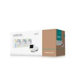 Система водяного охолодження DeepCool LM360 WH (R-LM360-WHDMMC-1) - Картинка 2