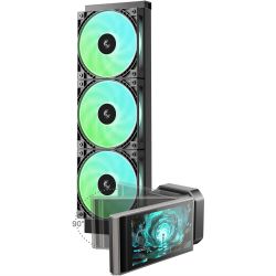 Система водяного охолодження DeepCool LT360 Vision ARGB Black (R-LT360VISION-BKAMMC-G-1) - Картинка 2