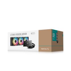 Система водяного охолодження DeepCool LT360 Vision ARGB Black (R-LT360VISION-BKAMMC-G-1) - Картинка 8