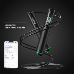 Розумна скакалка RENPHO Jump Black (R-Q008-BK) - Картинка 6