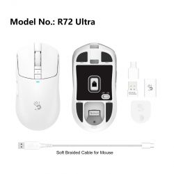Мышь беспроводная Bloody R72 Ultra White - Картинка 8