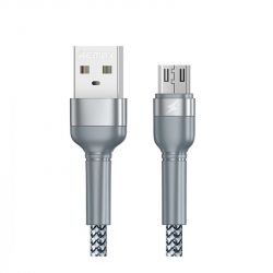 Кабель Remax Jany Series USB - micro USB, 1m Silver (RC-124m) - Картинка 6