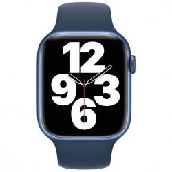 Ремешок Apple Sport Band для Apple Watch 45mm Abyss Blue (MKUW3) - Картинка 3