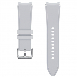  Samsung Ridge Sport Band  Samsung Galaxy (20mm, S/M) / Watch 4 / Watch 5 / Watch 6 Silver (ET-SFR88SSEGRU) OEM