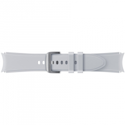 Ремінець Samsung Ridge Sport Band для Samsung Galaxy (20mm, S/M) / Watch 4 / Watch 5 / Watch 6 Silver (ET-SFR88SSEGRU) OEM - Картинка 2