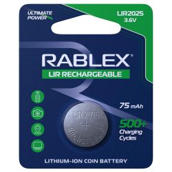  Rablex LIR2025 3.6V 75mAh (RLIR2025)