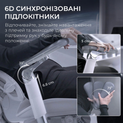 ������ ������� Sihoo Doro S100 Mesh Black (S100-M301) - �������� 12