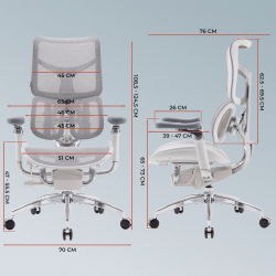 ������ ������� Sihoo Doro S100 Mesh Black (S100-M301) - �������� 20