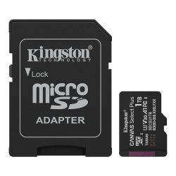 ����� ���`�� MicroSDXC 1TB UHS-I Class 10 Kingston Canvas Select Plus R150MB/s + SD ������� (SDCS3/1TB)
