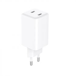 Сетевое зарядное устройство Sandberg 65W (2xUSB-C) White (441-56) - Картинка 2