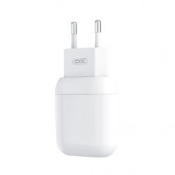 Мережевий зарядний пристрій XO L78 (2USBх2.4A) White (L78-M-WH) + кабель microUSB - Картинка 2